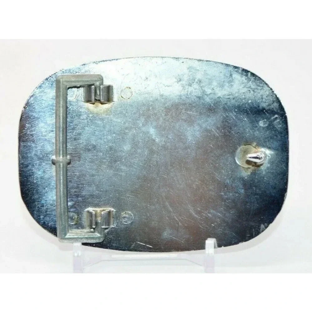 Vintage Southwestern Silver Tone Stamped Scrollwor